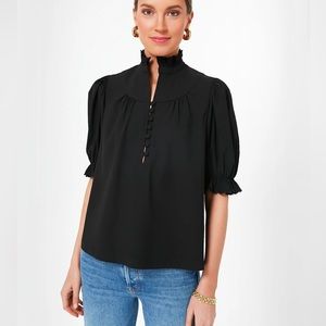Pomander Place Black Selena Blouse